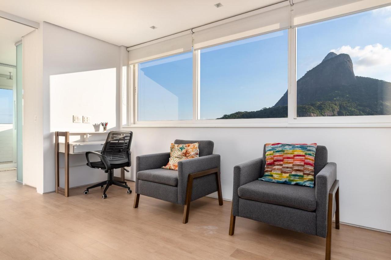 Belo No Leblon - Vista Para Morro 2 Irmaos - Guc6 Zn1 Rio de Janeiro Dış mekan fotoğraf