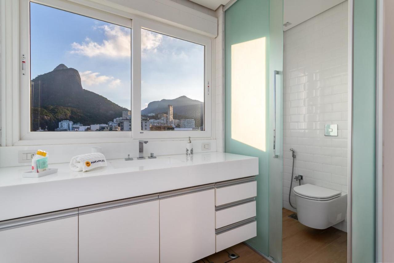 Belo No Leblon - Vista Para Morro 2 Irmaos - Guc6 Zn1 Rio de Janeiro Dış mekan fotoğraf